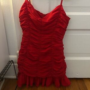 Red dress